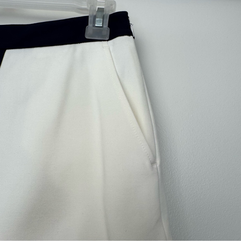 J. McLaughlin Marf Skirt Navy Blue & White - Picture 4 of 6